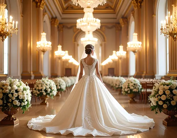 전통적인 결혼식 행진