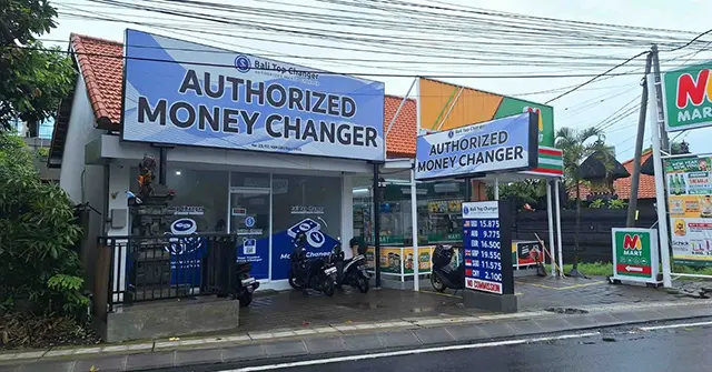 Bali money changer authorized