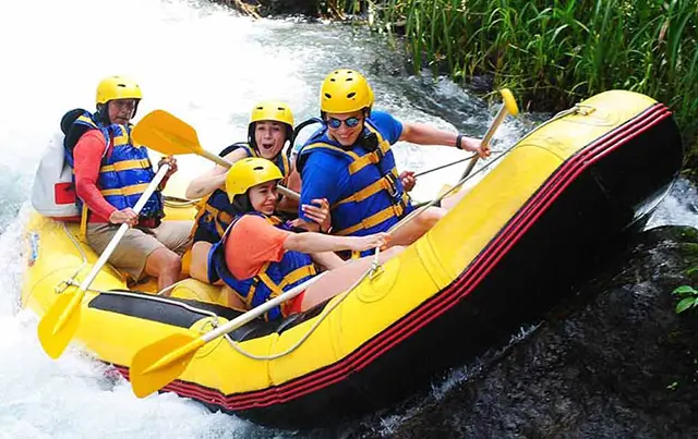 Telaga Waja River rafting