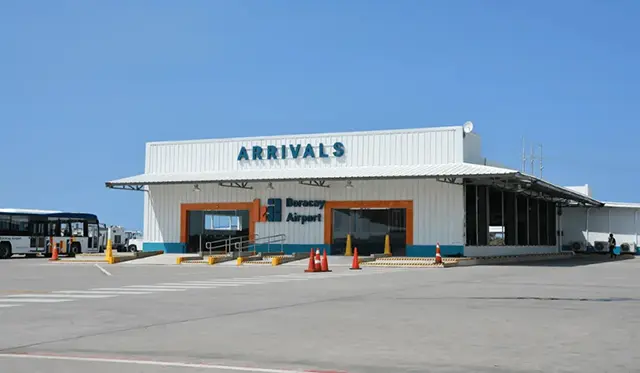 보라카이 픽업 샌딩 차량의 모습