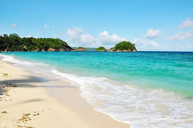 조개껍질이 섞인 푸카 쉘 비치의 아름다운 물빛