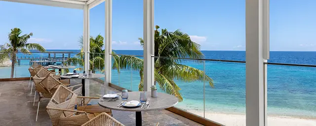 샹그릴라 막탄 리조트의 전용 해수 환경