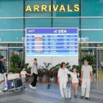 다낭 공항 도착