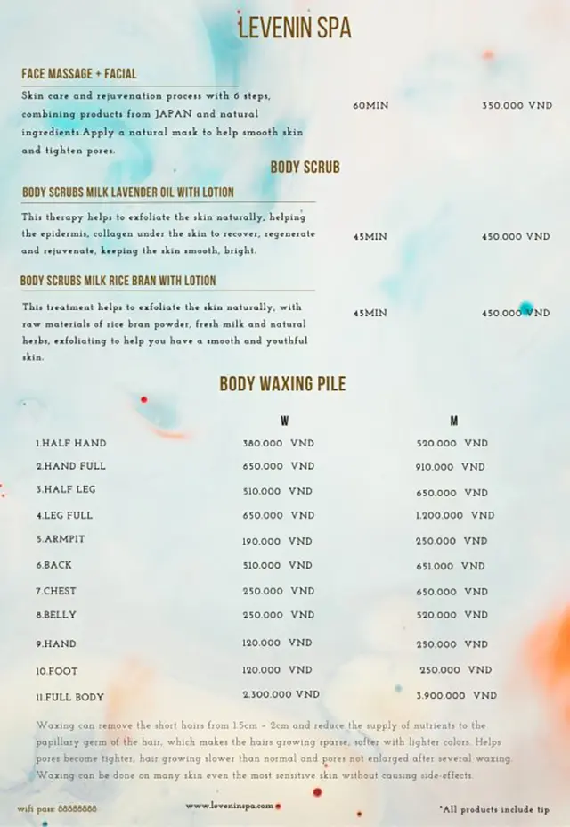 다낭 마사지 가격