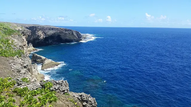 사이판 북부 투어의 시작, 웅장한 만세절벽의 모습
