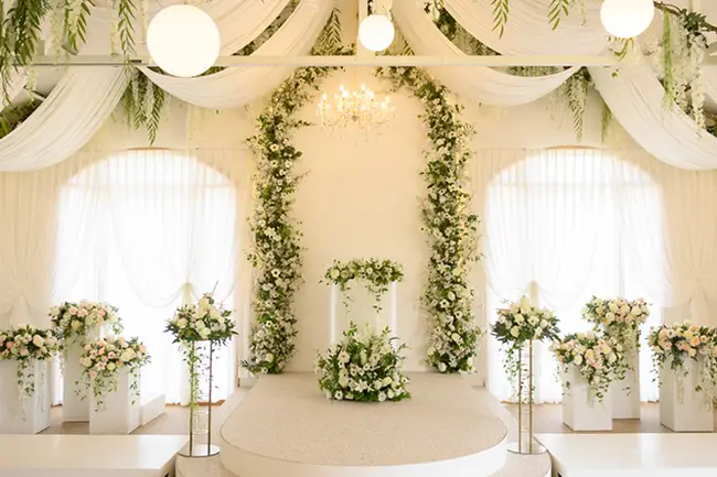 3가산 웨딩크라우드 시어터홀 전경 및 웨딩 연출 이미지