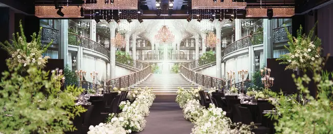 JW 메리어트 동대문 호텔 웨딩 그랜드볼룸 미디어 월 연출