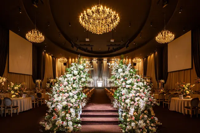 부천 MJ컨벤션 웨딩홀 전경 및 홀 내부 이미지