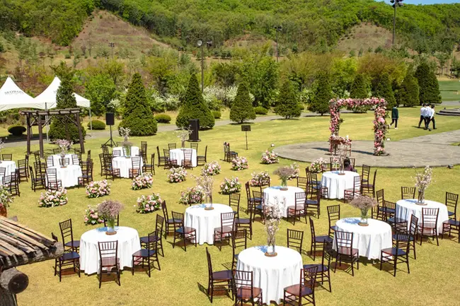 파주 서원아트리움 야외 웨딩 및 가든 예식 현장