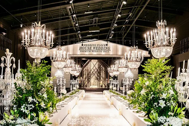 남양주 구리 웨딩플로체 로비 및 가든홀 전경