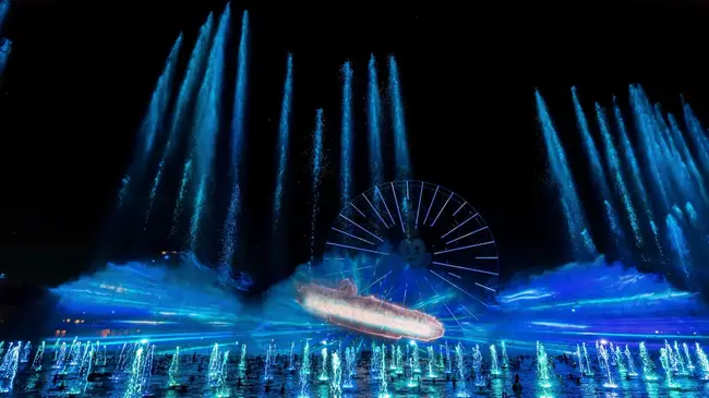 Smartphone screen displaying Disneyland official app menu and tickets