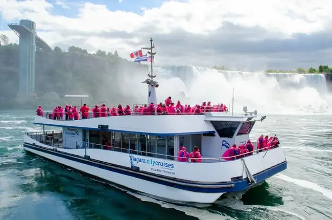 Red City Cruises boat in Canada Niagara Falls