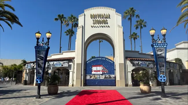 Universal Studios Hollywood theme park view