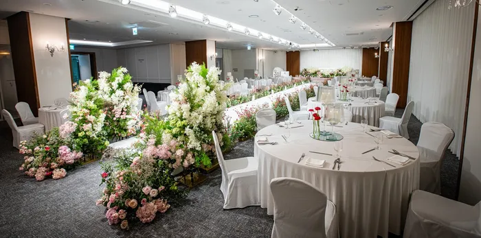 창원 상남동 웨딩박람회 행사장 외부 전경 및 주차 인프라