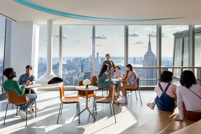 Levitation glass box experience at Summit One Vanderbilt