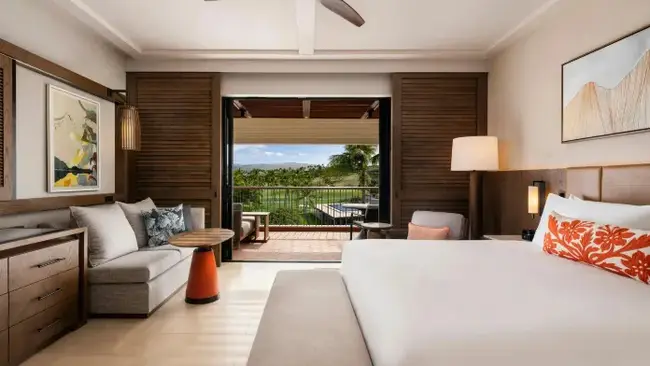 밤마다 가오리를 볼 수 있는 호텔 전용 전망 포인트