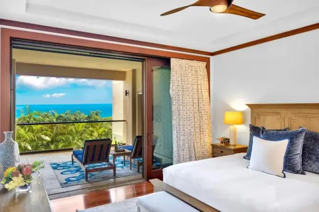 리조트 정원과 어우러진 프라이빗 야외 테라스