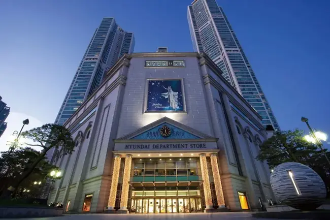 현대백화점 목동점 웨딩박람회 행사장 메인 입구 모습