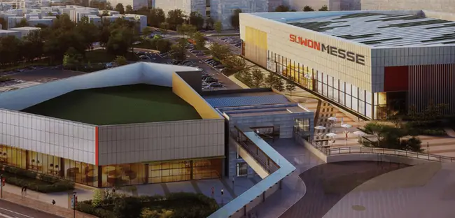 수원메쎄 웨딩박람회 초대형 행사장 전경