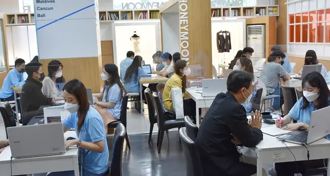 창원 팜투어 전문 카운슬러와 함께하는 1:1 신혼여행 상담 현황